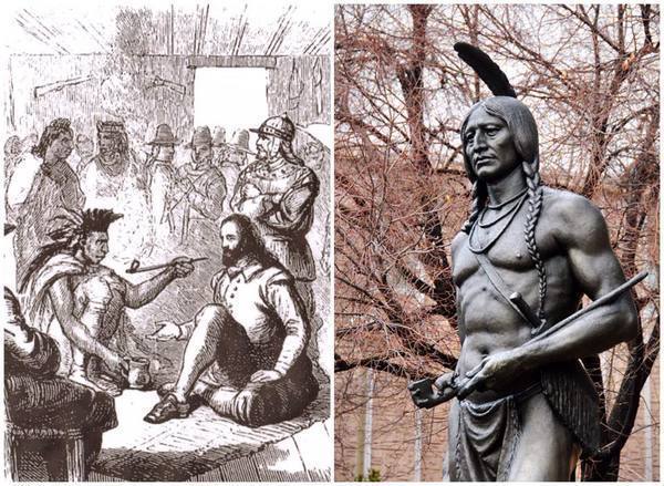 THROWBACK <br> WHO IS MASSASOIT? <br> HOW IS HE RELATED TO LUNA?