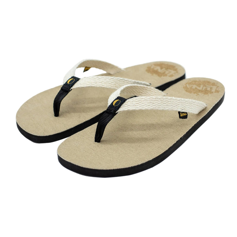 LUNA Chancla Hemp 🇺🇸 - pair, angled