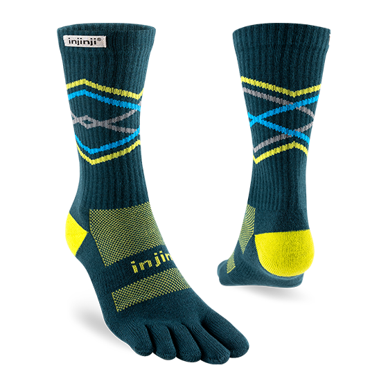 Injinji Toe Socks Trail Midweight Crew LUNA Sandals
