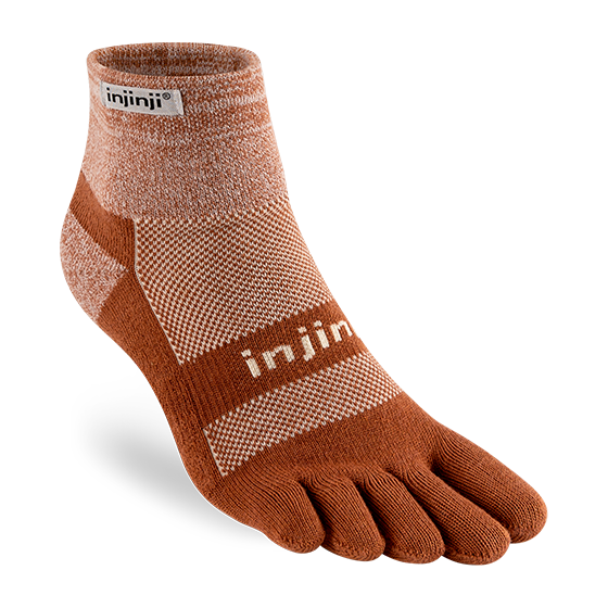 Injinji Trail Midweight Mini Crew Toe Socks