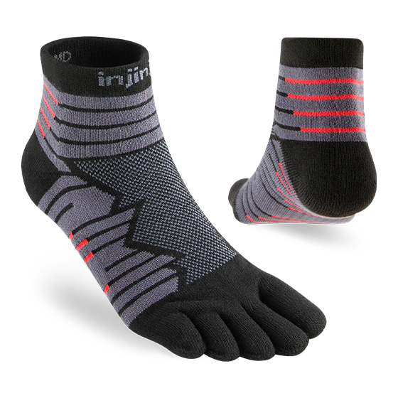 Injinji Toe Socks - Ultra Run Mini Crew - LUNA Sandals