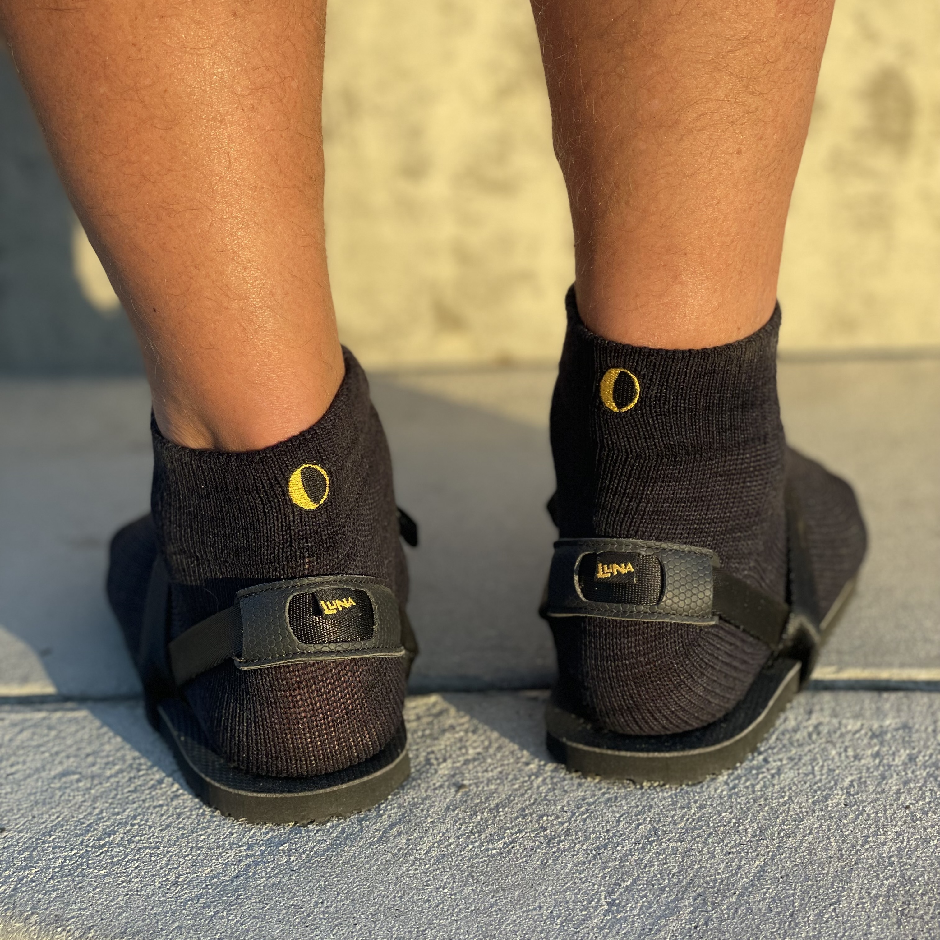 LUNA YUBI Tabi Socks - Merino Wool & Cordura - Ankle Length - LUNA Sandals