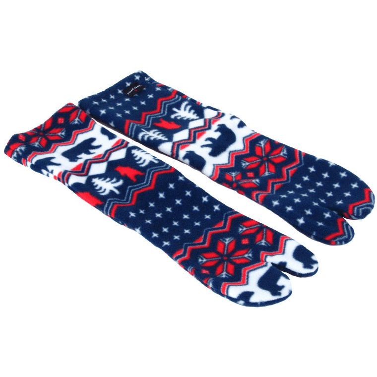 LUNA Polar Feet® Tabi Socks - holiday print pair