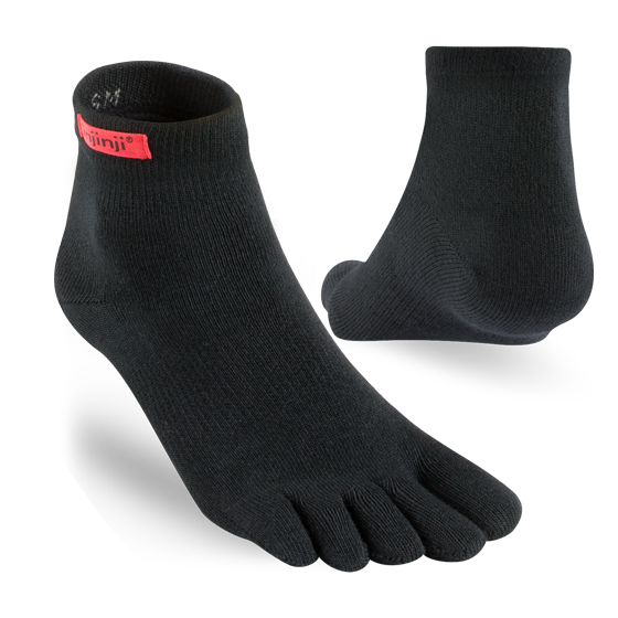 Injinji Toe Socks - Sport Original - black mini pair