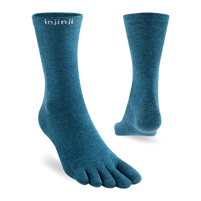 Injinji Toe Socks - Liner Crew - Ocean - pair