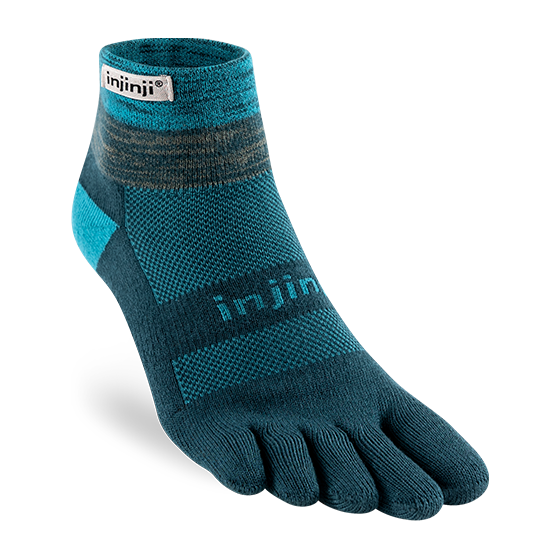 Injinji Toe Socks - Trail Midweight - teal mini, alt