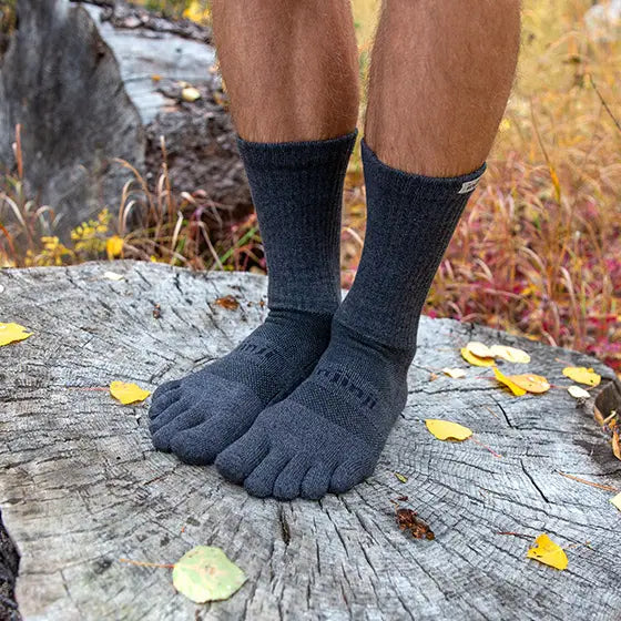 Injinji Toe Socks - Trail Midweight Crew in use