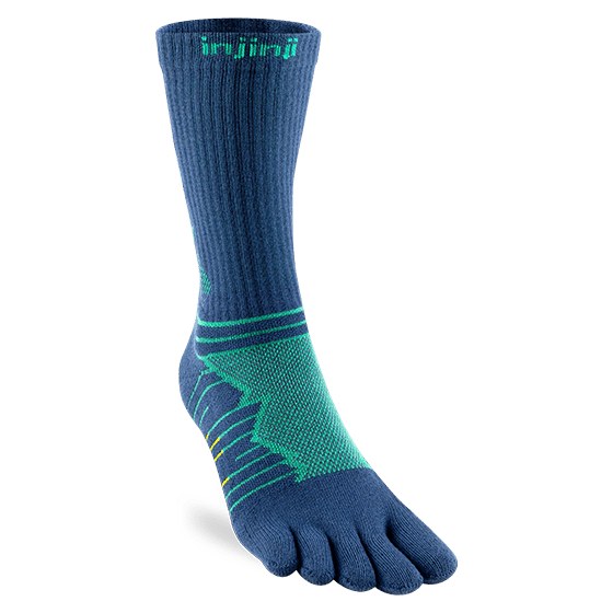 Injinji Toe Socks - Ultra Run Crew - Poseidon - single