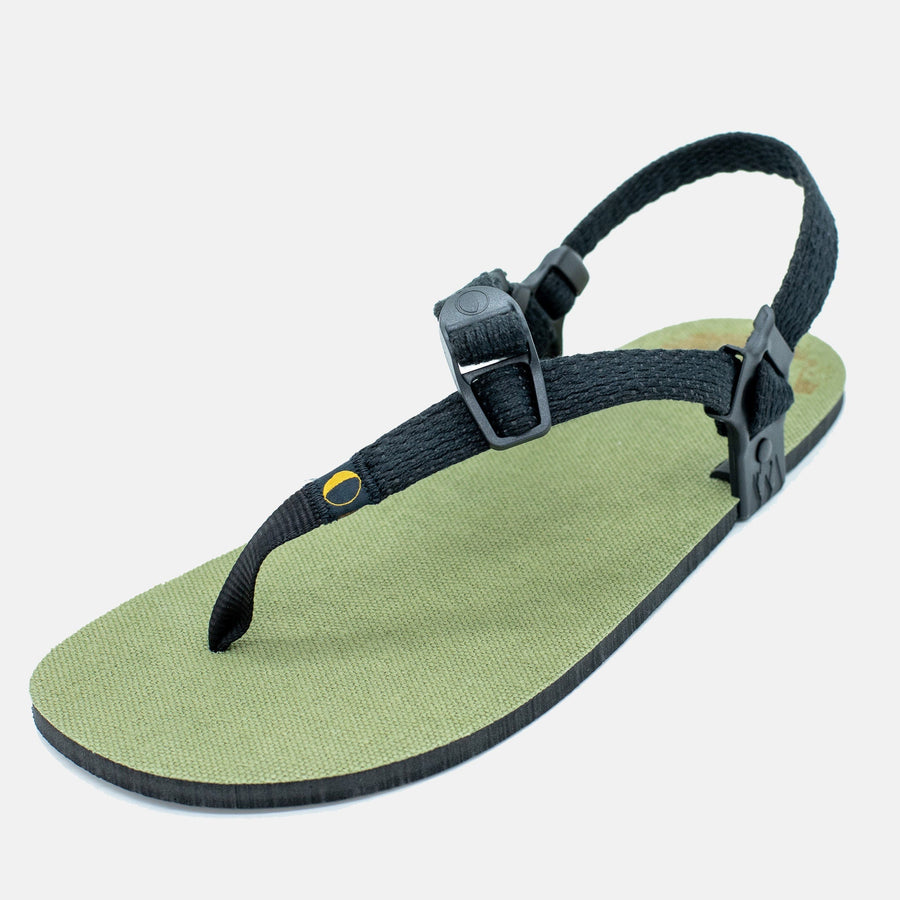 Venado Winged Edition 🇺🇸 - Olive Green footbed, Black Hemp laces - top view