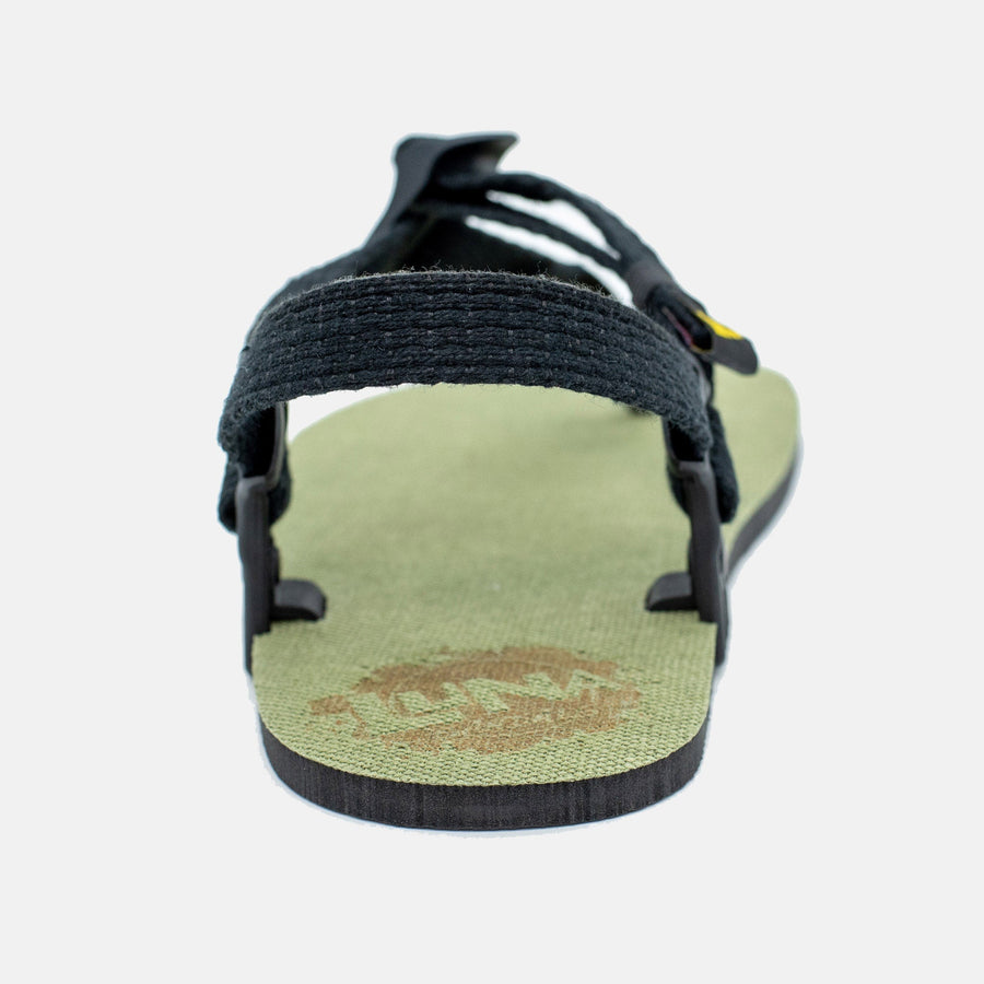 Venado Winged Edition 🇺🇸 - Olive Green footbed, Black Hemp laces - back