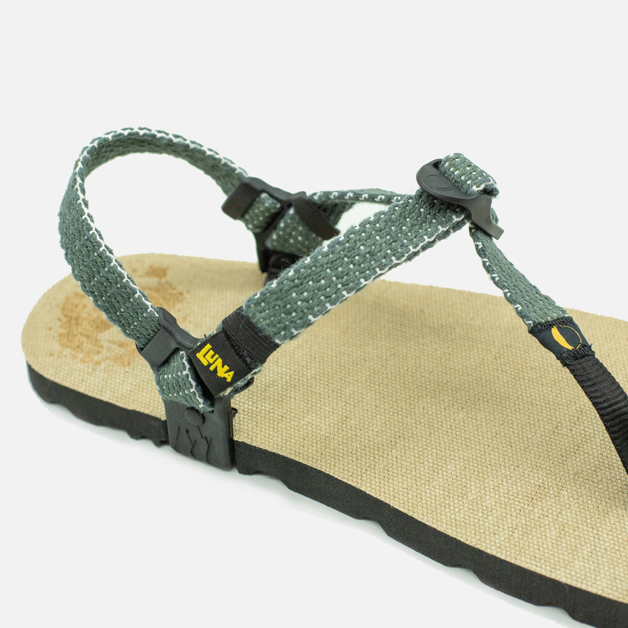 Hemp Monkey 🇺🇸 - Toasted Hemp footbed, Desert Olive laces - profile