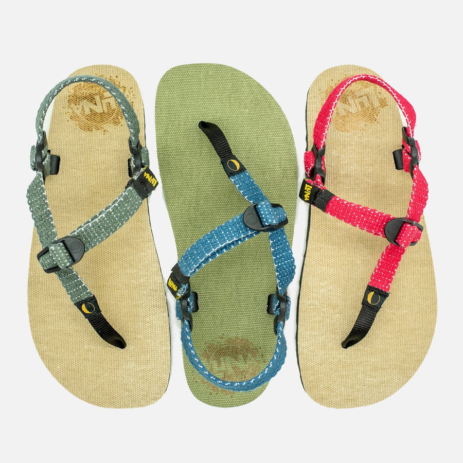 Hemp Monkey 🇺🇸 - lace colourway flat lay, top view