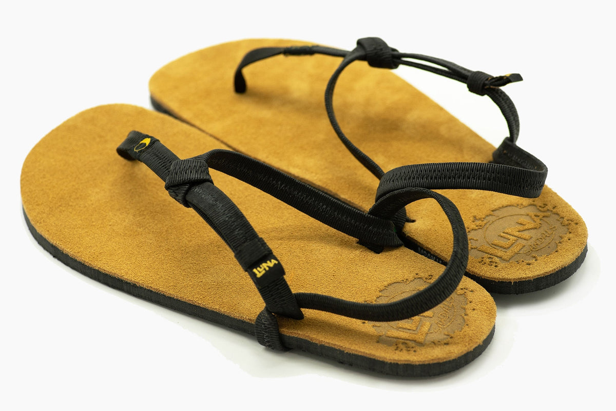 SOLD OUT! - LUNA Original with 1/2&quot; Elasticized Laces - LUNA Sandals