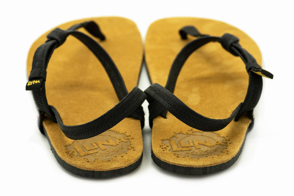 SOLD OUT! - LUNA Original with 1/2&quot; Elasticized Laces - LUNA Sandals