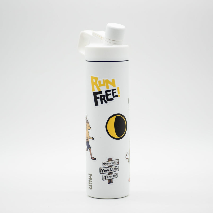 LUNA X MiiR - Etched Chug Bottle - graphics detail
