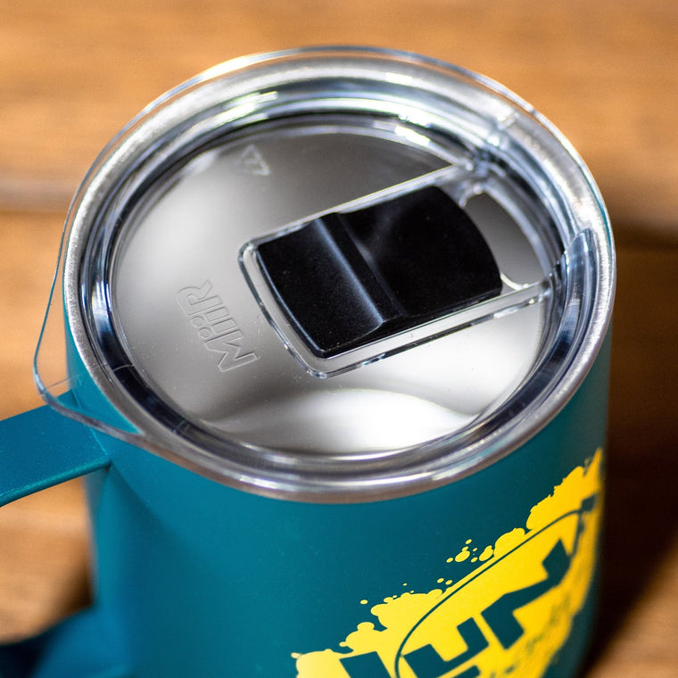 LUNA x MiiR - Run Free Camp Mug in use