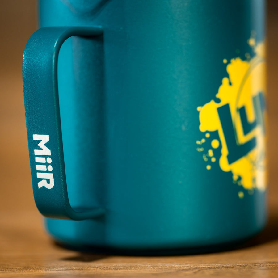 LUNA x MiiR - Run Free Camp Mug - handle macro
