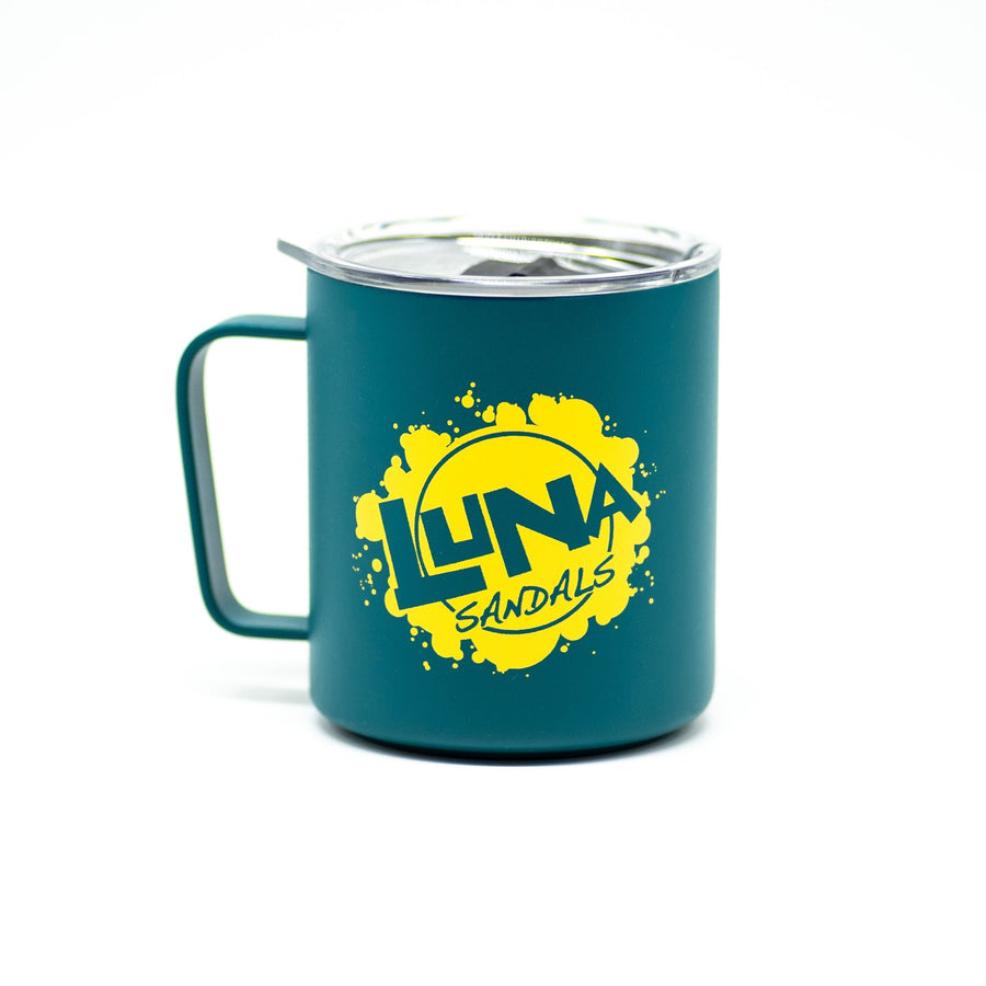 LUNA x MiiR - Run Free Camp Mug - logo, white background