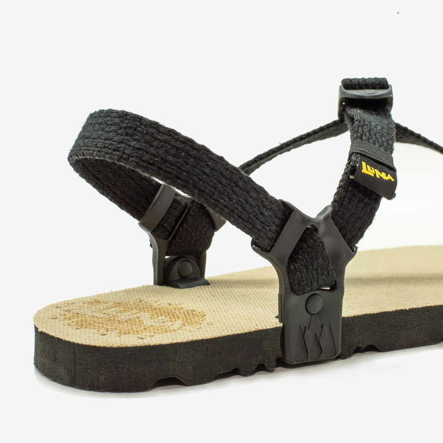 Hemp Monkey 🇺🇸 - Toasted Hemp footbed, Black laces - profile