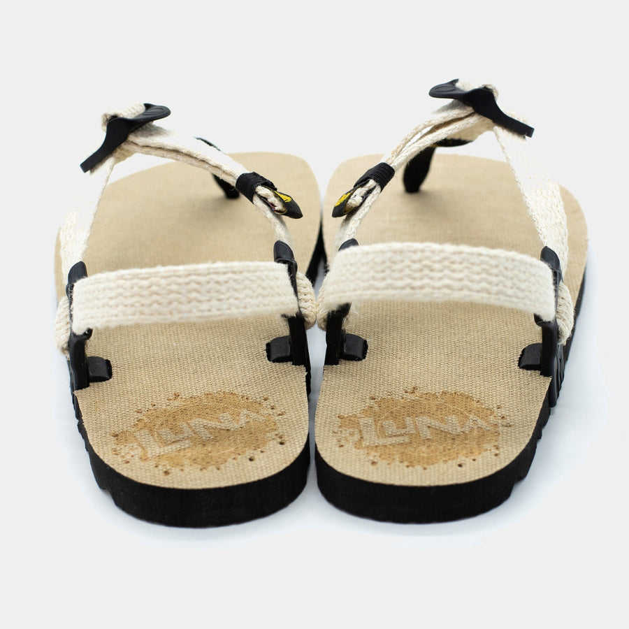 Hemp Monkey 🇺🇸 - Toasted Hemp footbed, Raw Hemp laces - pair, front
