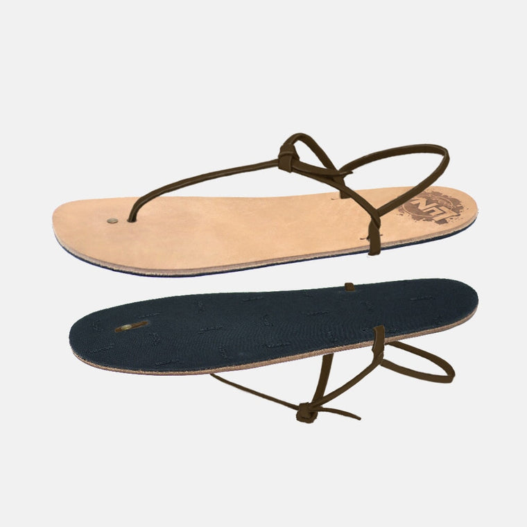 LUNA Equus 2.0 🇺🇸 - Dark Brew - pair with footbed layout