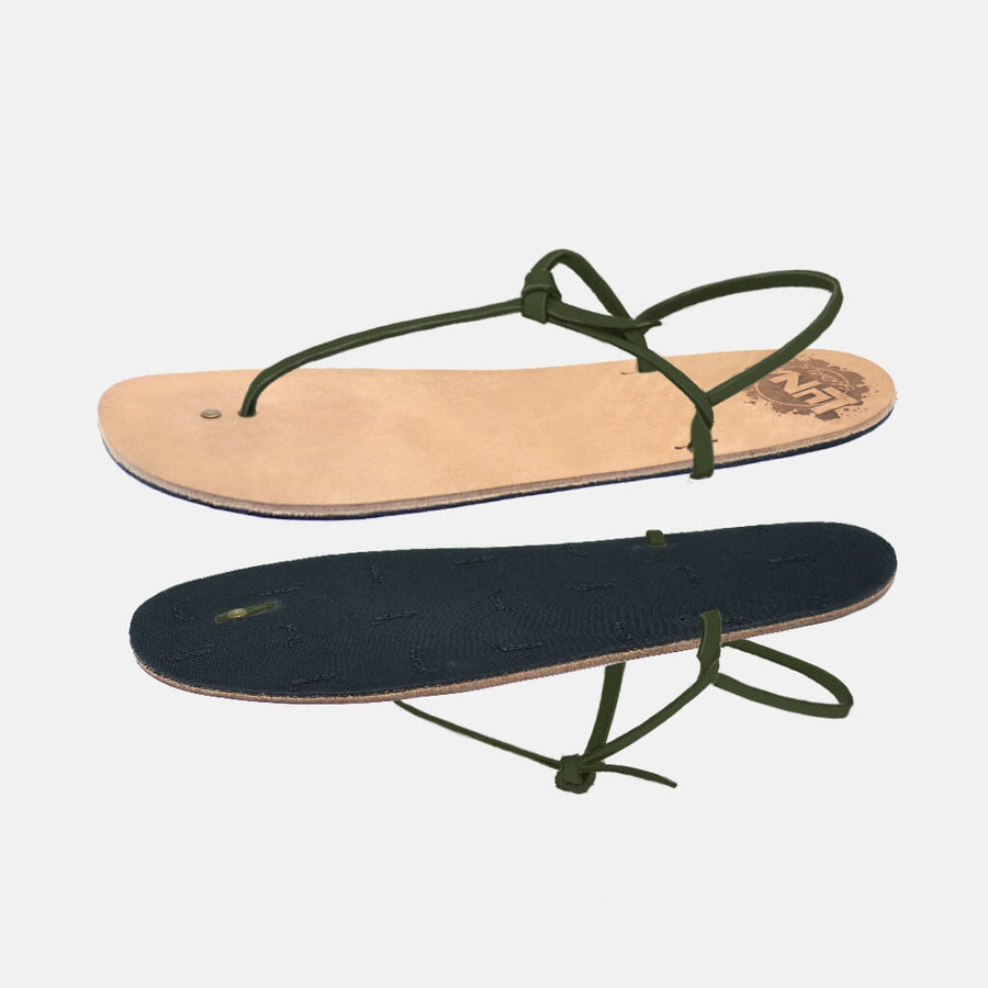 LUNA Equus 2.0 🇺🇸 - Moss Green - pair with spare footbed