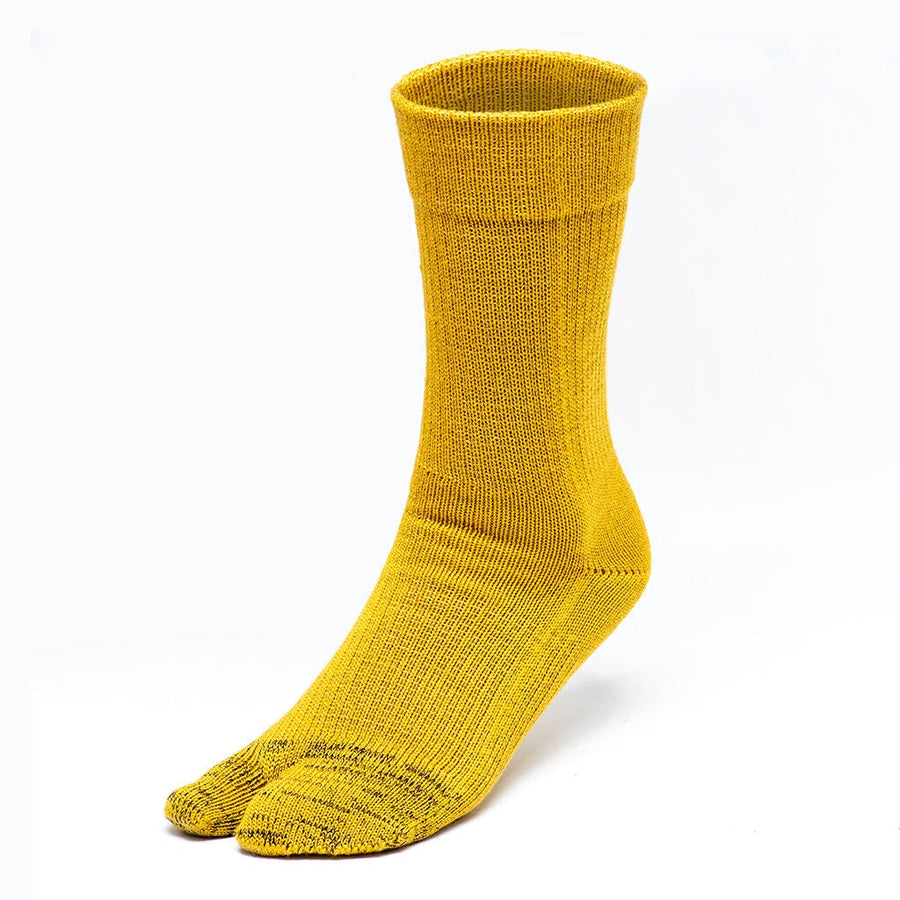 Fluffy YUBI Tabi Socks - LUNA Gold - single sock