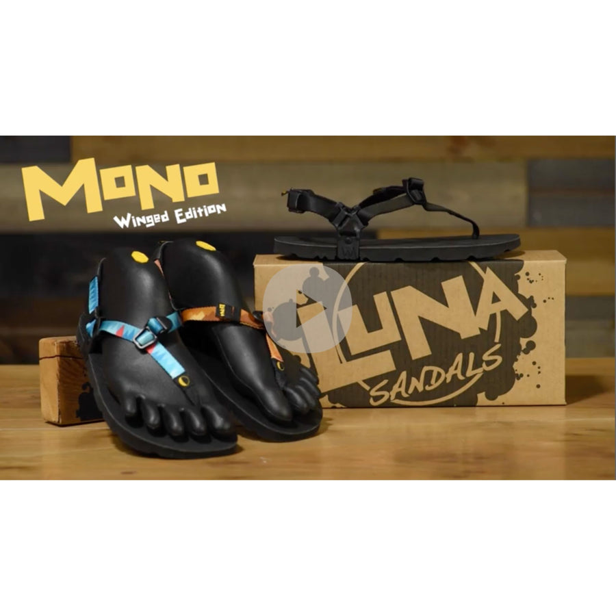 LUNA Sandals - Mono Winged Edition Product Video