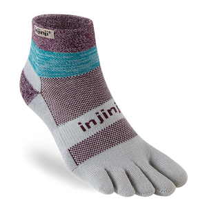  Injinji Unisex Trail Midweight Crew Xtralife Socks Small  Granite : Clothing, Shoes & Jewelry