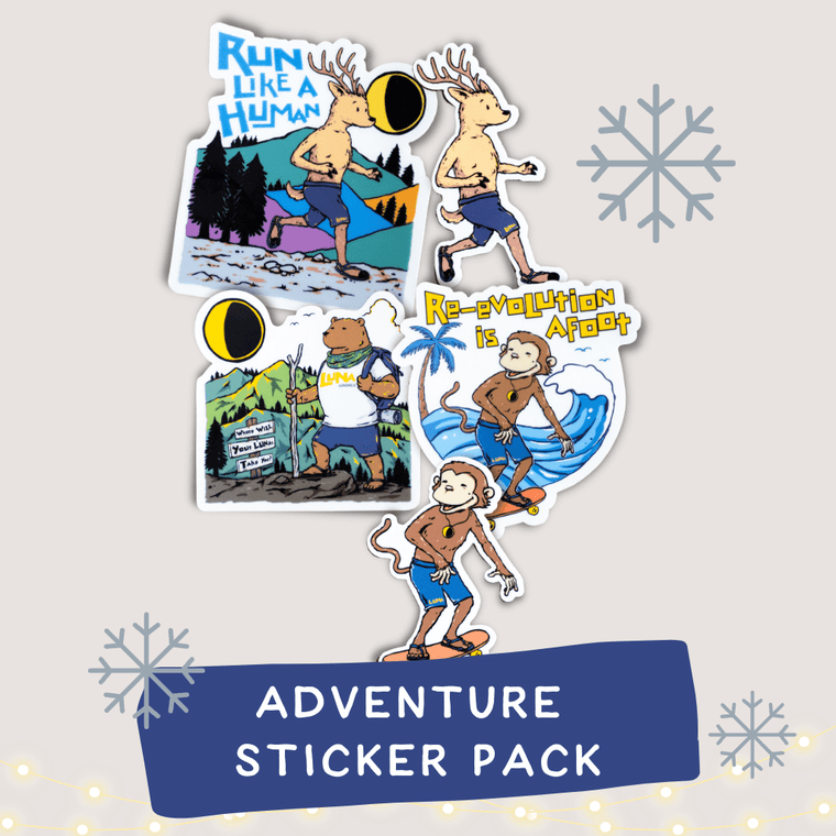 LUNA Adventure Life Sticker Pack - holiday cover card