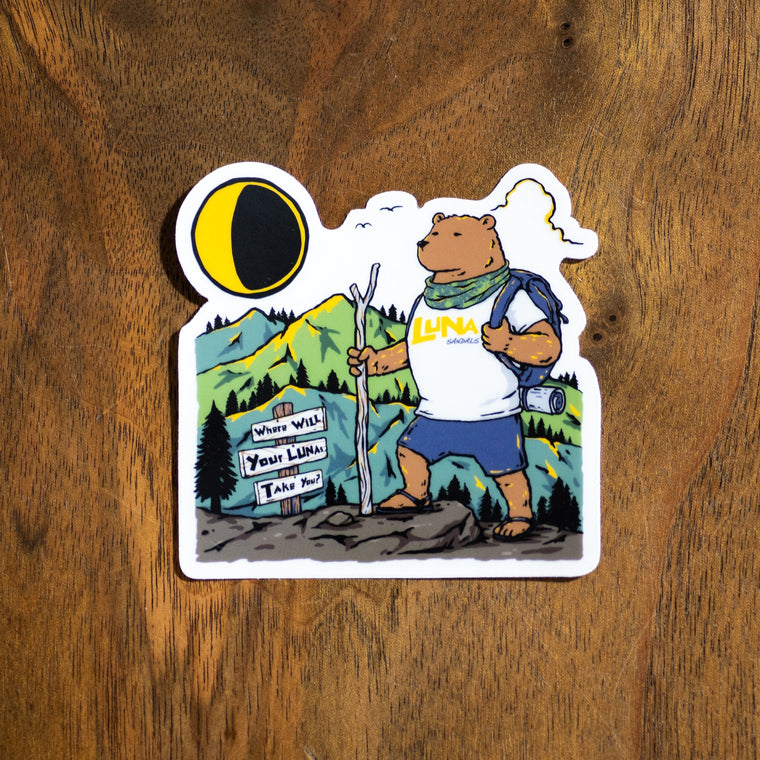 LUNA Adventure Life Sticker Pack in use
