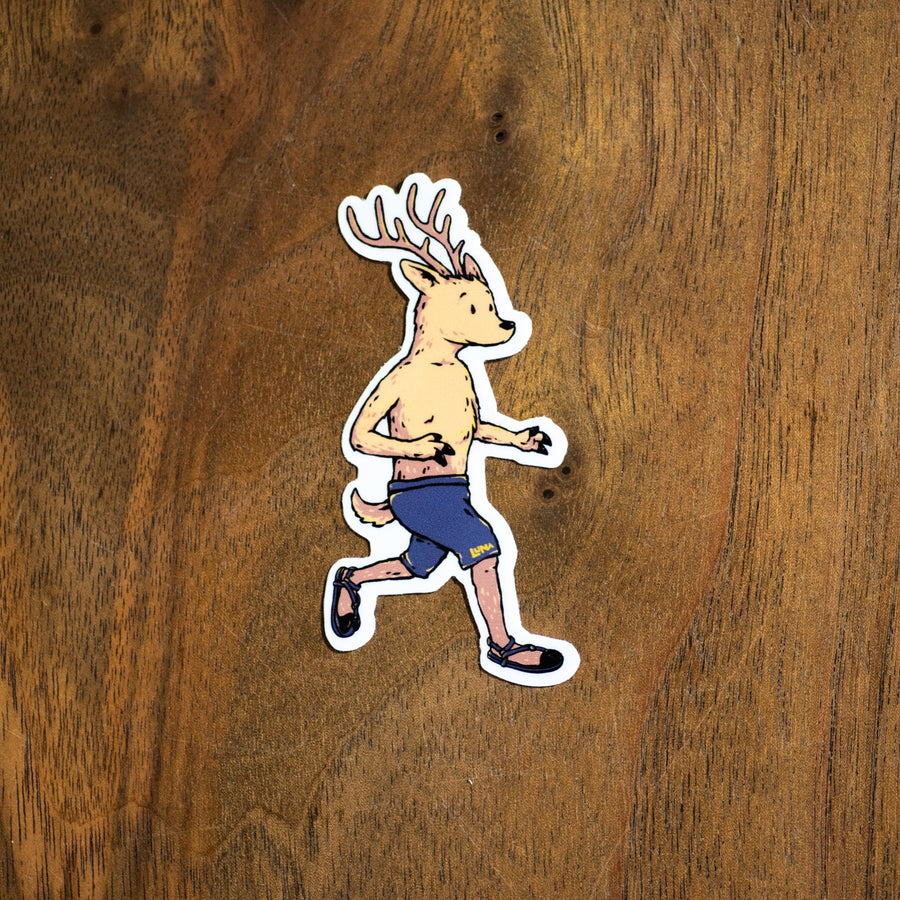 LUNA Adventure Life Sticker Pack - running deer sticker