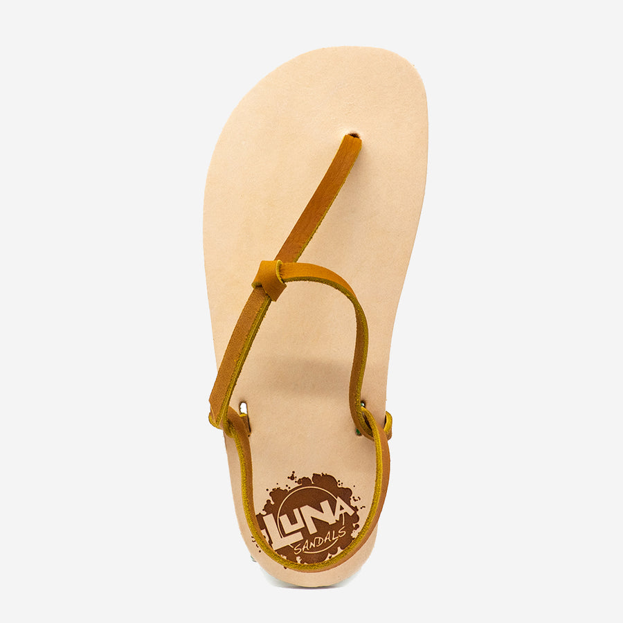 LUNA Earth Slip-On 🇺🇸 - Buckskin Brown - single, heel angle