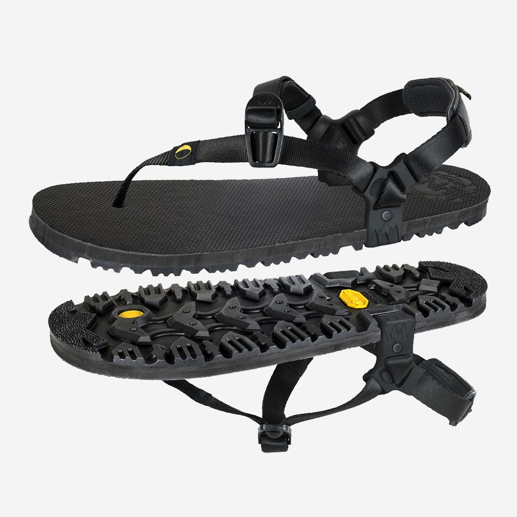 LUNAcycled Middle Bear Winged Edition - Black - LUNA Sandals