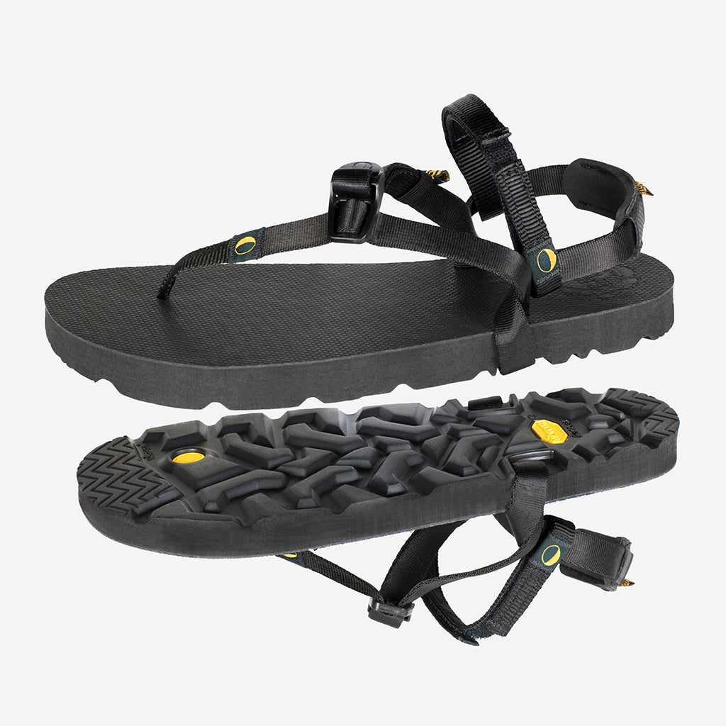 Retro Mono Gordo ?? - Black | LUNA Sandals
