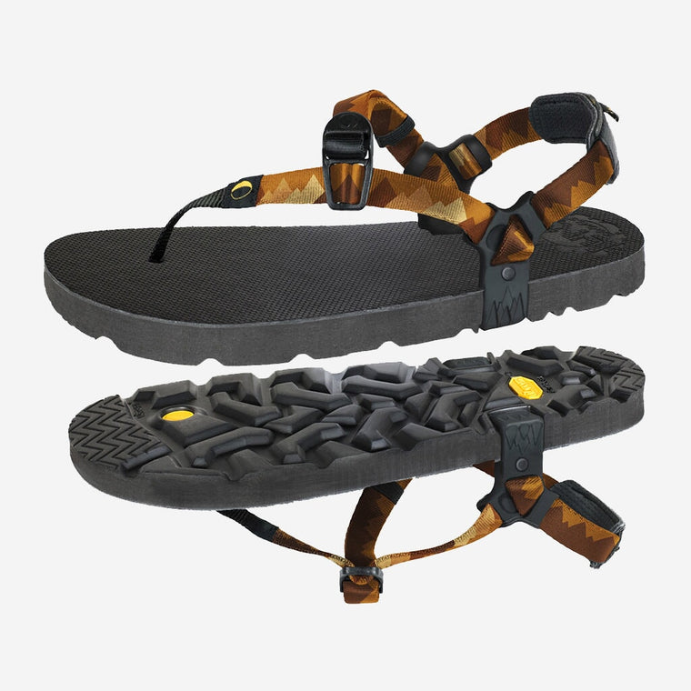 Mono Gordo Winged Edition sandal - Desert Canyon - pair with outsole