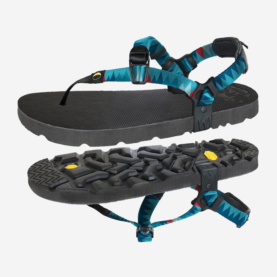 Mono Gordo Winged Edition sandal - Mountain Crystal - pair with outsole