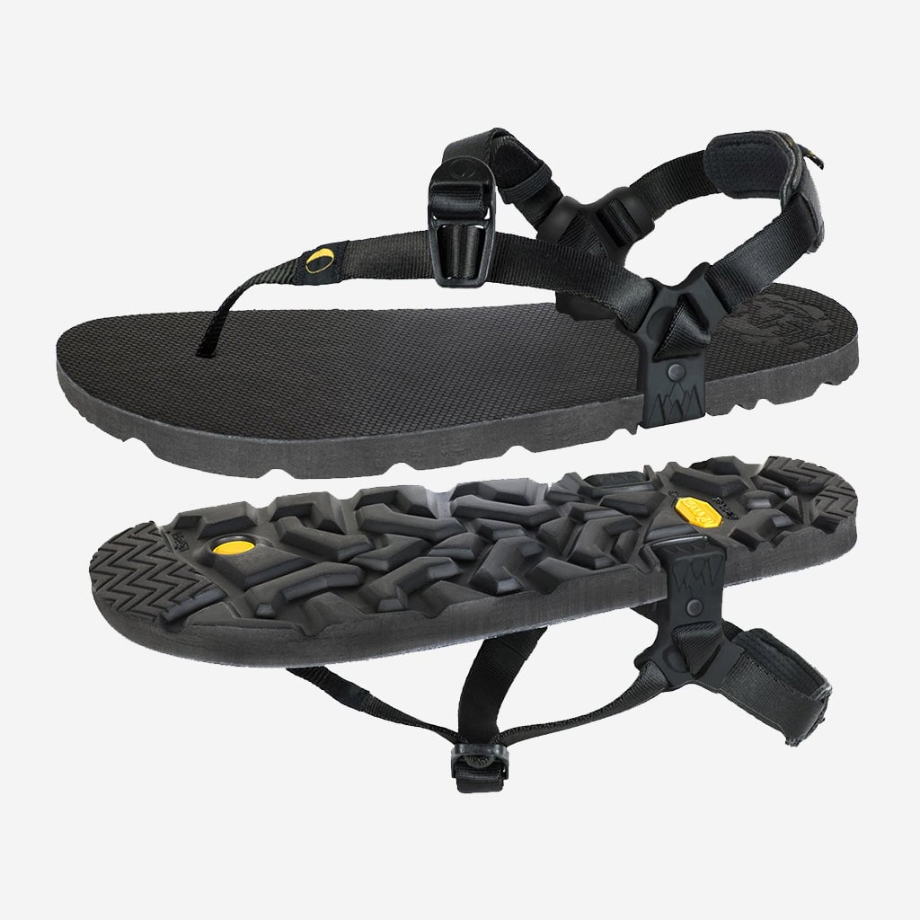 LUNAcycled Mono Winged Edition - Black - LUNA Sandals