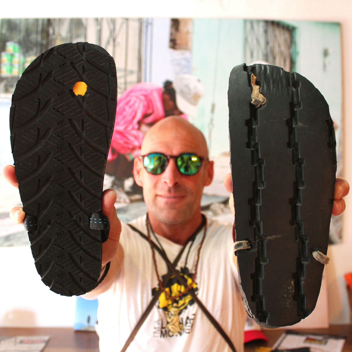 Origen Flaco 🇺🇸 - Black - LUNA Sandals