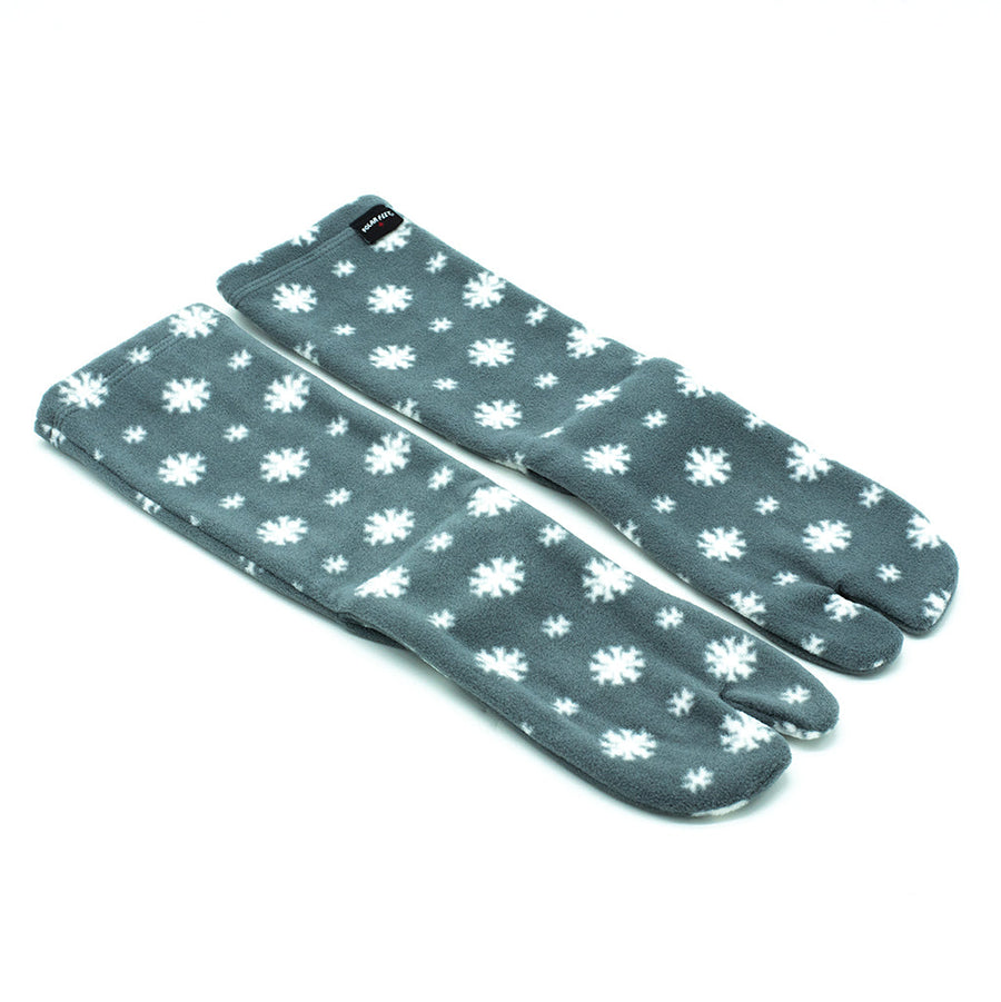 LUNA Polar Feet® Tabi Socks - snowflake print pair