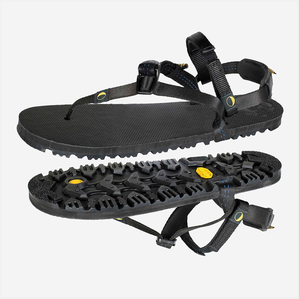 Retro Middle Bear 🇺🇸 - Black - LUNA Sandals