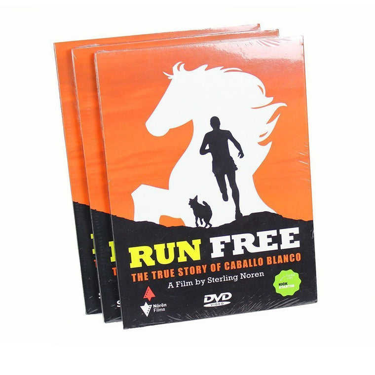 Run Free - The True Story of Caballo Blanco - DVD in use