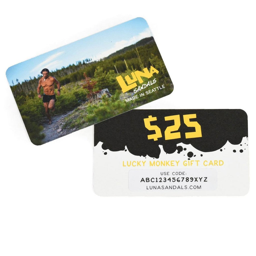 LUNA Sandals Gift Card - 25-dollar card