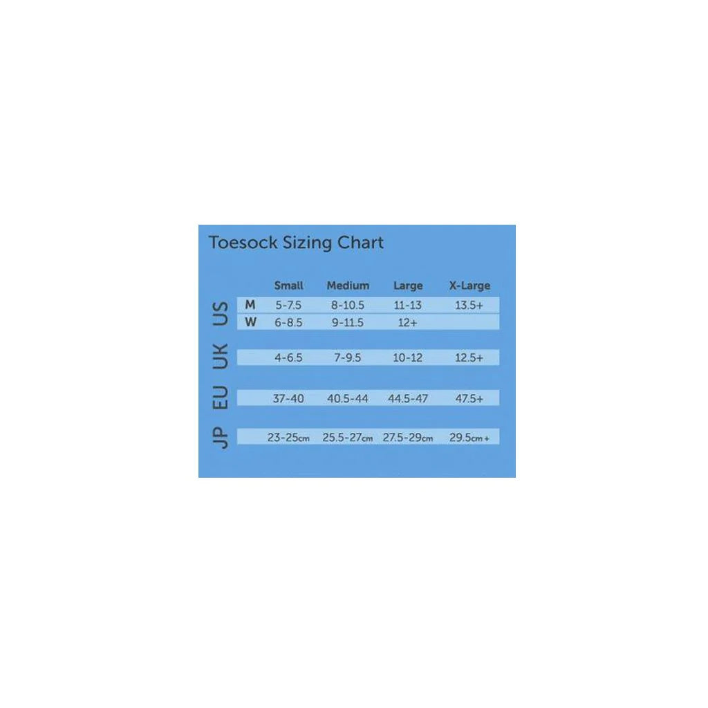 Injinji 2025 sock sizes